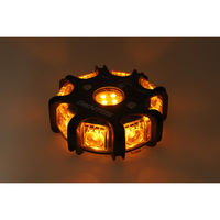 ジェントス ガンツ ワイヤレスワーニングライト GZW-RBY-8 1セット(8個入)（直送品）