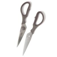 キッチンハサミ チャコール 1セット（1個×10） LAKOLE/ラコレ