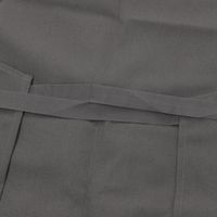 帆布ワークエプロン ブラック 1セット（1枚×6） LAKOLE/ラコレ