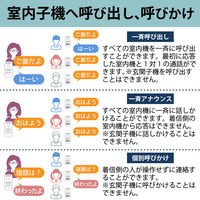 ワイヤレスインターホン ドアホン 室内親機 & 玄関子機セット 配線工事不要  DWA20BD DXアンテナ 1個（直送品）