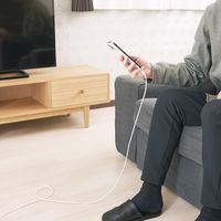 iphone充電ケーブル ライトニング USB Type-C シリコン素材 MPA-CLSS20WH エレコム 1個