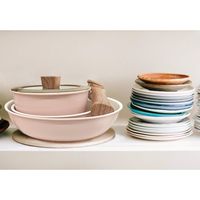 ベストコ IH フライパン 26cm サクラピンク ND-8353 セラティセラミックワンハンドル 4975970255292 1個（直送品）