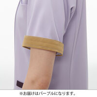 ナガイレーベン 男女兼用スクラブ パープル LL AY-5572 1枚（直送品）