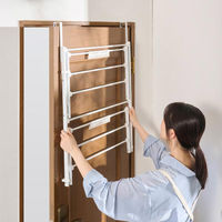 LIV PLUS ドアハンガー 2段 伸縮 折り畳み Quick Lock NY-391 1個（直送品）