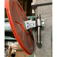 水上 ワールド 現場用ミラー φ450mm CSM450 1台（直送品）