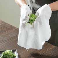 くらしあす 野菜の水を切る和晒の布 243509 1個 蒸し料理 せいろ 蒸篭 キッチンペーパー カワタキコーポレーション