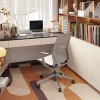 【車上渡し】アール・エフ・ヤマカワ アリア ライト チェア ヘッドレスト付 ダークグレー 1脚（直送品）