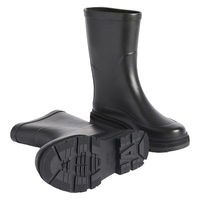 AIGLE(エーグル) レディース ミッドレインラバーブーツ 038(24.0cm) ノワール ZZFNA07 1足（直送品）