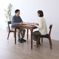 平インテリア産業 R.O 布団が掛けれるテーブル 80×80cm ブラウン TD-2502M BR 1台（直送品）