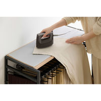 アイリスオーヤマ スラックスハンガー 幅775×奥行396×高さ795ｍｍ ナチュラル/ブラック 1台（直送品）