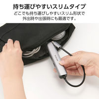 ドッキングステーション タイプC ハブ 5in1 HDMI LAN USB-A×3 DST-052BPSV エレコム 1個（直送品）