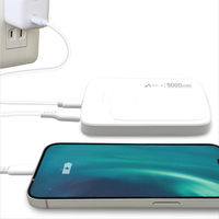 エアージェイ 【超安全+長寿命】準個体モバイルバッテリー スタンダードモデル MB-SS5000MK2 WH 1台（直送品）