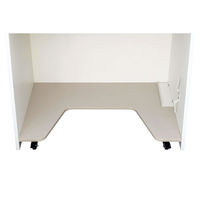 【車上渡し】アール・エフ・ヤマカワ シェル 演説台 2ヶ口コンセント付き 幅900×奥行570×高さ1097ｍｍ グレー 1台（直送品）