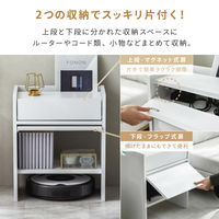 武田コーポレーション ロボット掃除機対応 ケーブル収納ボックス LN-H6-ROKBK 1箱(1個入)（直送品）