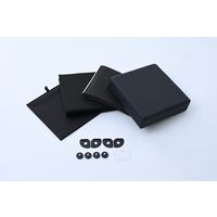 コンフォートワーク キューブスツール　収納付き　キューブソファ　ブラック ACS-3840P(BK) 1セット（1台×4） オリジナル