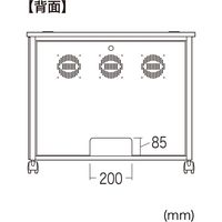 サンワサプライ 機器収納ボックス CP-401 1台（直送品）
