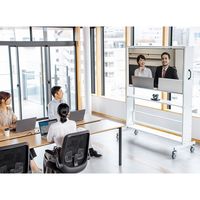 サンワサプライ テレビ会議用ディスプレイスタンド CR-PL53W 1台（直送品）