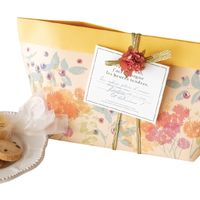 ヘッズ アンティークフラワー舟形ペーパーバッグ-3 60枚(20枚×3) AQF-B3P 1セット(60枚入)（直送品）