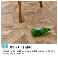 ユニベール クッションフロア 床材ラグ 抗菌 防カビ 撥水 1000×2400mm E1014アッシュライン 1枚（直送品）