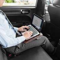 サンワダイレクト 膝上テーブル（ノートパソコン・タブレット・15.6インチ・ラップトップテーブル・木目調） 200-HUS006 1個（直送品）