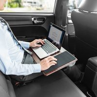 サンワダイレクト 膝上デスク（ノートパソコン・木目・クッション・テーブル） 200-HUS007 1個（直送品）