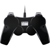 サンワダイレクト 多ボタンゲームパッド（16ボタン・全ボタン連射対応・振動機能付・日本製高耐久シリコンラバー使用） 400-JYP62UBK 1個（直送品）