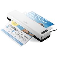 サンワダイレクト ラミネーター（60秒高速ウォームアップ・A3・A4・2本ローラー・100ミクロン・150ミクロン） 400-LM005 1個（直送品）