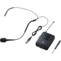 サンワダイレクト ワイヤレスマイク（ヘッドセット・400-SP055/400-SP066拡声機用・ハンズフリー・ツーピース型） 400-SP075（直送品）