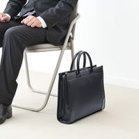 サンワダイレクト ビジネスバッグ（耐水加工・2WAY・ショルダーベルト付・A4対応） 200-BAG110WP 1個（直送品）