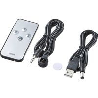 サンワダイレクト HDMIセレクター（4K対応・3入力1出力・リモコン付・PS4対応・自動切り替えなし・電源不要・USB給電ケーブル付） 1個（直送品）