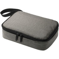 サンワダイレクト トラベルポーチ（PC周辺収納ポーチ・充電器ポーチ・グレー） 200-BAGIN005GY 1個（直送品）