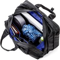 サンワダイレクト 3WAYビジネスバッグ（マチ拡張・26リットル・耐水・止水ファスナー） 200-BAG126BK 1個（直送品）