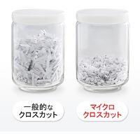 サンワダイレクト 電動シュレッダー（業務用・マイクロカット・6枚細断・連続5分使用・CD/DVD・カード対応） 400-PSD008 1台（直送品）