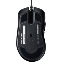 サンワダイレクト ゲーミングマウス（有線・100～12000DPI・キー割り当て・IR 光学式・PMW3360センサー・エルゴノミクスデザイン） 1個（直送品）
