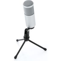 サンワダイレクト スタンドマイク（USB・単一指向性・コンデンサータイプ・高音質） 400-MC002 1個（直送品）