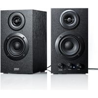 サンワダイレクト ブックシェルフスピーカー(低音高音調整可能・ステレオ・高音質) 400-SP068 1個（直送品）