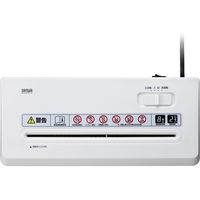 サンワダイレクト 小型シュレッダー（電動・マイクロカット・2枚細断・連続8分使用） 400-PSD025 1個（直送品）