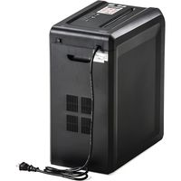 サンワダイレクト 電動シュレッダー（家庭用・オフィス用・マイクロカット・8枚同時細断・連続15分使用・ダストボックスLED・カード細断） 1個（直送品）