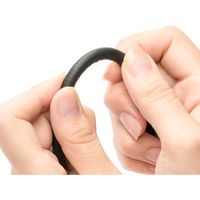 サンワダイレクト ライトニングケーブル（フレキシブルケーブル・Apple MFi認証品・充電・同期・60cm・ブラック） 500-IPLM022 1本（直送品）