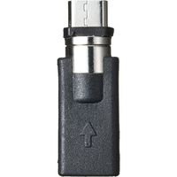 サンワダイレクト マグネット着脱式マイクロUSB充電専用アダプター（スマートフォン・マグネットアダプタ・USB充電・2A対応・ブラック） 1本（直送品）