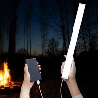 サンワダイレクト LEDライト(USB接続・マグネット・40cm・IP65・調光調節・ミドルタイプ) 800-LED022 1本（直送品）