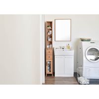 佐藤産業 DOLLY（ドリー） 隙間収納ラック 幅200×奥行400×高さ1700mm ナチュラル DO170-20SS DNA 1台（直送品）