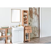 佐藤産業 DOLLY（ドリー） 隙間収納ラック 幅300×奥行400×高さ1700mm ナチュラル DO170-30SS DNA 1台（直送品）