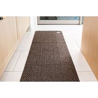 山崎産業 NEWクラスタイル キッチンマット45×210 ブラウン 4903180188574 1箱（1枚入）（直送品）