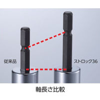 ロブテックス ストロック　スタンダードソケット　高耐久タイプ　12角　対辺19ｍｍ DSX19 1個