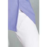 フォーク レディスジップスクラブ ダークネイビー×ホワイト HI706-17-M 1枚　スクラブ