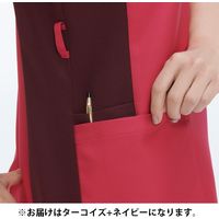 ナガイレーベン 男女兼用スクラブ ターコイズ+ネイビー BL RT-5407 1枚　スクラブ