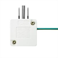 サンワサプライ 温度ヒューズ内蔵アダプタ ホワイト TAP-AD9W 1個