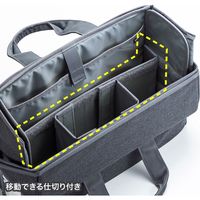 サンワサプライ テレワークモバイルバッグ グレー BAG-TW3GY