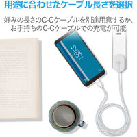 携帯・タブレット・スマホ・USB充電器 3.0A出力 USB-C×1ポート ホワイトフェイス MPA-ACC18WF エレコム 1個